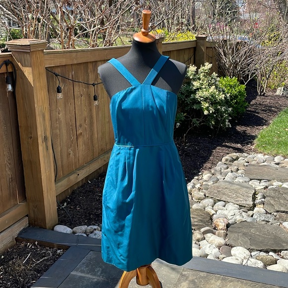 J. Crew Lexie Faille Dress - Picture 2 of 13